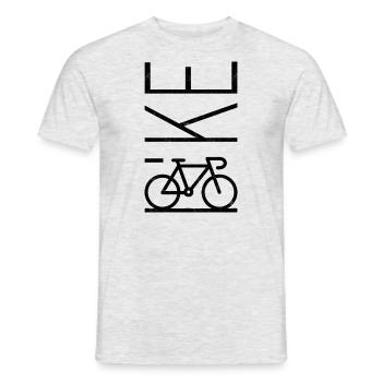 Bike-Fanatiker - Männer T-Shirt - Grau meliert - Vorne - AI Model Male 178 dark (178cm)