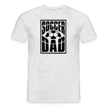 Cool Hobby Soccer Dad - Männer T-Shirt - Grau meliert - Vorne - AI Model Male 178 dark (178cm)