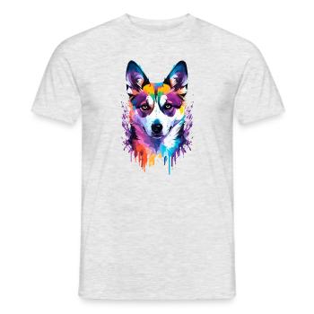 Quai du trèfle de l’Alaska - T-shirt homme - gris chiné - Devant - AI Model Male 178 dark (178cm)