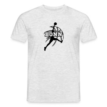 Bonn, meine Stadt! - Männer T-Shirt - Grau meliert - Vorne - AI Model Male 178 dark (178cm)