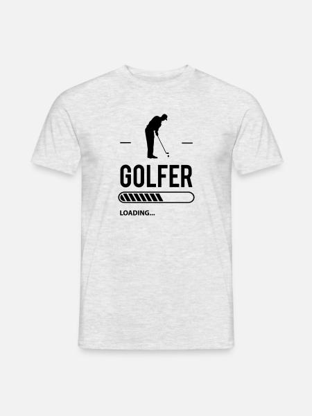 Golfer Loading - T-shirt homme - gris chiné