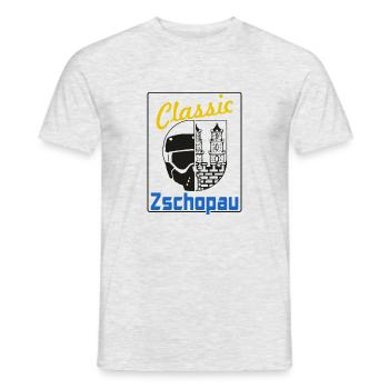 Enduro Classic Zschopau MZ Vintage Ore Mountains - Men's T-Shirt - heather grey - Front - AI Model Male 178 dark (178cm)