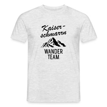 Kaiserschmarrn Wander Team Wandern Berge Berg - Männer T-Shirt - Grau meliert - Vorne - AI Model Male 178 dark (178cm)