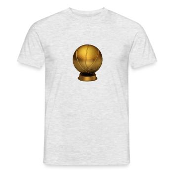 Basketball Trophy - Männer T-Shirt - Grau meliert - Vorne - AI Model Male 178 dark (178cm)