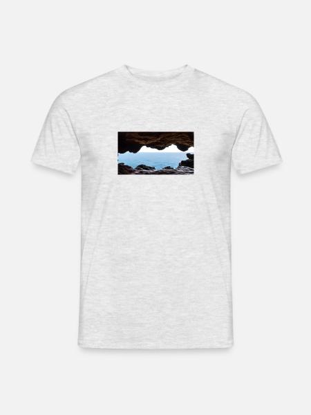 A cinematic view of Life - Männer T-Shirt - Grau meliert