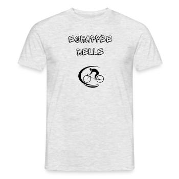 Echappée belle - T-shirt homme - gris chiné - Devant - AI Model Male 178 dark (178cm)
