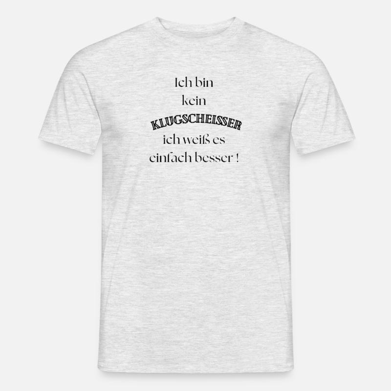 Klug transformed - Männer T-Shirt - Grau meliert