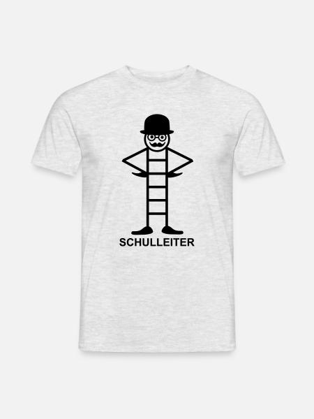 Schulleiter (b) - Männer T-Shirt - Grau meliert