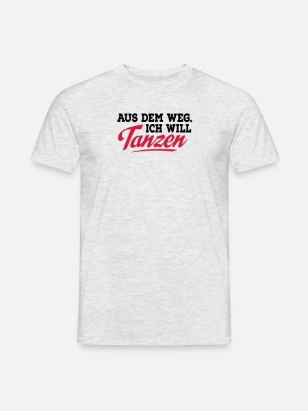 tanzen - Männer T-Shirt - Grau meliert