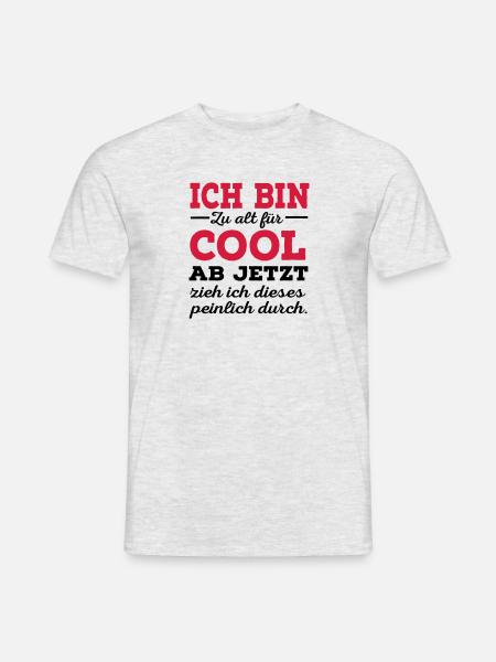 alt - Männer T-Shirt - Grau meliert