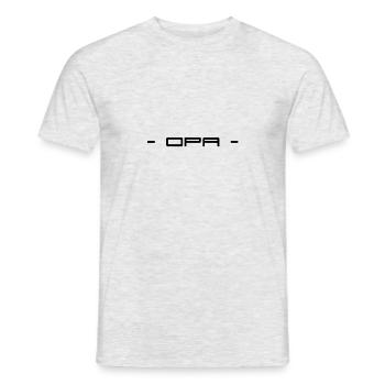 Grand-père - T-shirt homme - gris chiné - Devant - AI Model Male 178 dark (178cm)