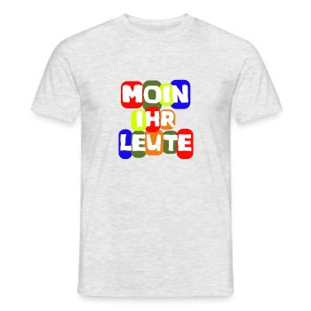 Langue Chemise Moin vous les gens amusant - T-shirt homme - gris chiné - Devant - AI Model Male 178 dark (178cm)