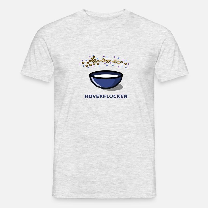 3 Hoverflocken - Männer T-Shirt - Grau meliert