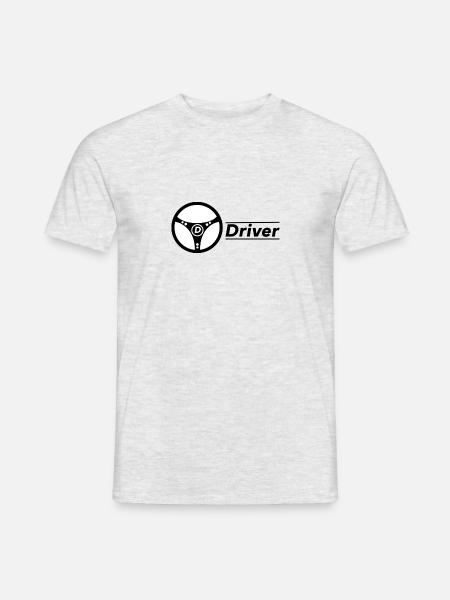 Driver Motor Car - Männer T-Shirt - Grau meliert
