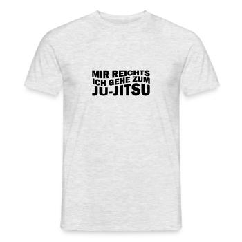 Mir reichts ich gehe zum Ju-Jitsu - Männer T-Shirt - Grau meliert - Vorne - AI Model Male 178 dark (178cm)