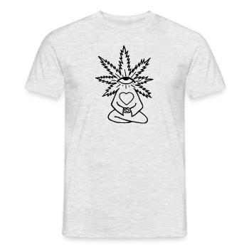 cnfgjd - Männer T-Shirt - Grau meliert - Vorne - AI Model Male 178 dark (178cm)