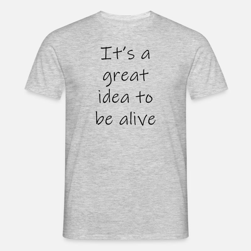 Alive - Men's T-Shirt - heather grey