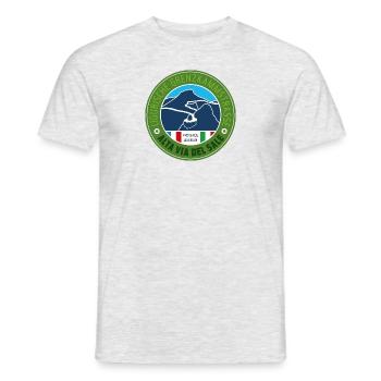 Alta Via del Sale | LGKS V1 - Männer T-Shirt - Grau meliert - Vorne - AI Model Male 178 dark (178cm)