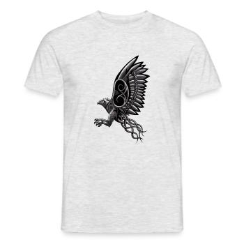 Celtique Harpyie (Vintage) - T-shirt homme - gris chiné - Devant - AI Model Male 178 dark (178cm)