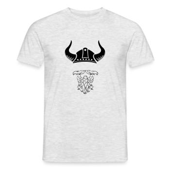 viking - Men's T-Shirt - heather grey - Front - AI Model Male 178 dark (178cm)