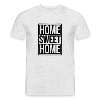 Home Sweet Home - T-shirt homme - gris chiné - Devant - AI Model Male 178 dark (178cm)