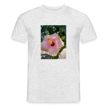 Hibiskus - Männer T-Shirt - Grau meliert - Vorne - AI Model Male 178 dark (178cm)