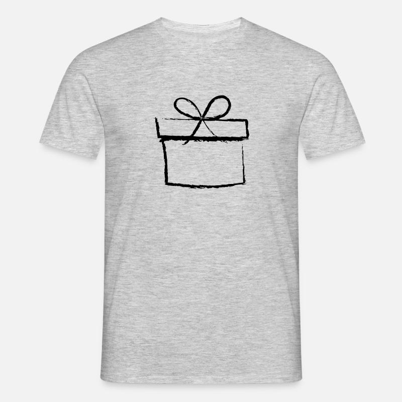 Geschenk - Männer T-Shirt - Grau meliert