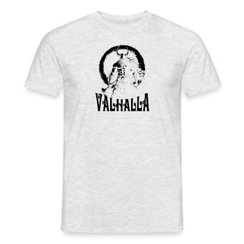 Valhalla Guerrier Vikings Viking Viking Odin b - T-shirt homme - gris chiné - Devant - AI Model Male 178 dark (178cm)
