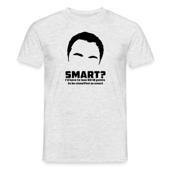 The Big Bang Theory Sheldon - Männer T-Shirt - Grau meliert - Vorne - AI Model Male 178 dark (178cm)