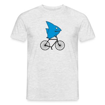 Hai fait du vélo - T-shirt homme - gris chiné - Devant - AI Model Male 178 dark (178cm)