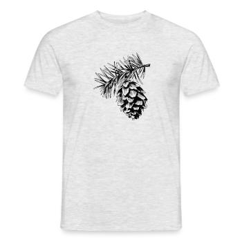 Cone - Men's T-Shirt - heather grey - Front - AI Model Male 178 dark (178cm)
