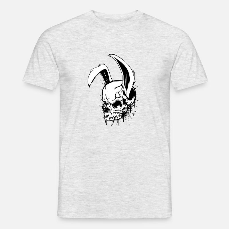 Dead Rabbit - Männer T-Shirt - Grau meliert