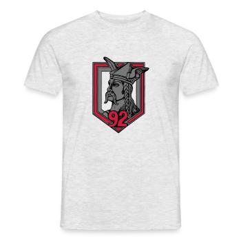 92e RI LES GAULOIS - T-shirt homme - gris chiné - Devant - AI Model Male 178 dark (178cm)