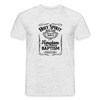 Holy Spirit old no1 - Männer T-Shirt - Grau meliert - Vorne - AI Model Male 178 dark (178cm)