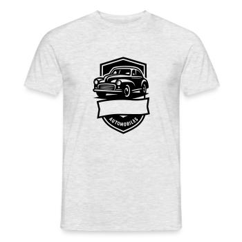 Oldtimer Automobil - Männer T-Shirt - Grau meliert - Vorne - AI Model Male 178 dark (178cm)