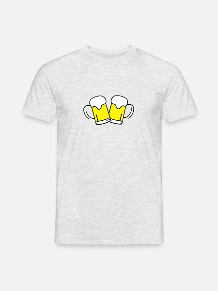 Beer - Men's T-Shirt - heather grey
