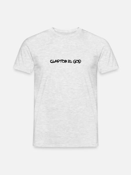Clapton is God - Men's T-Shirt - heather grey