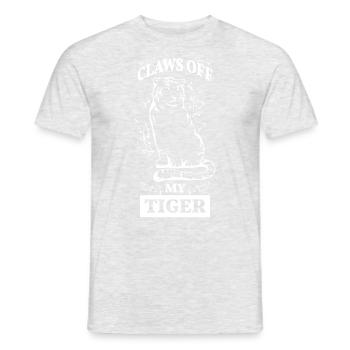 Tiger Afrika Asien Dschungel - Männer T-Shirt - Grau meliert - Vorne - AI Model Male 178 dark (178cm)