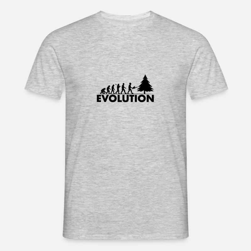 Chainsaw Evolution Black - Men's T-Shirt - heather grey