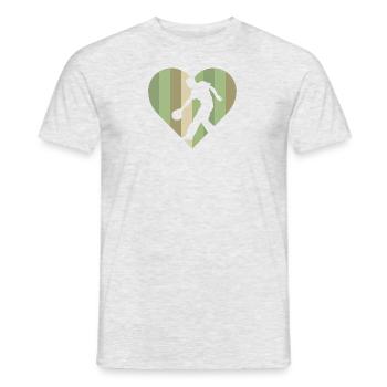 Boule de bowling Bowler - T-shirt homme - gris chiné - Devant - AI Model Male 178 dark (178cm)