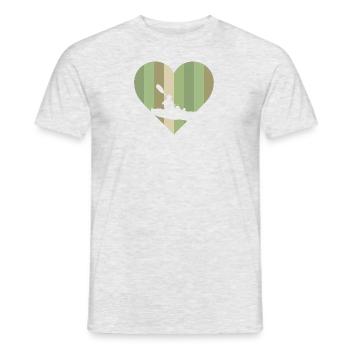 Kajakfahren Wassersport - Männer T-Shirt - Grau meliert - Vorne - AI Model Male 178 dark (178cm)