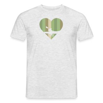 Kayak, aviron, sports nautiques - T-shirt homme - gris chiné - Devant - AI Model Male 178 dark (178cm)