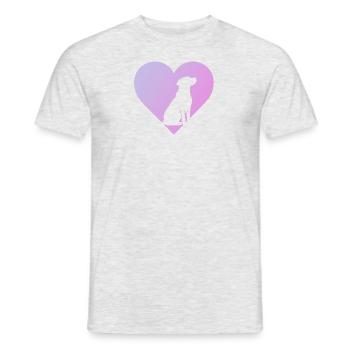 Dog Training Dog Trainer - Men's T-Shirt - heather grey - Front - AI Model Male 178 dark (178cm)