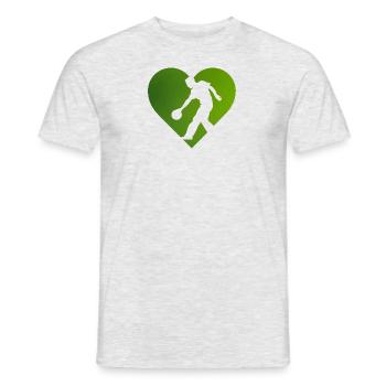 Bowler Strike - Men's T-Shirt - heather grey - Front - AI Model Male 178 dark (178cm)
