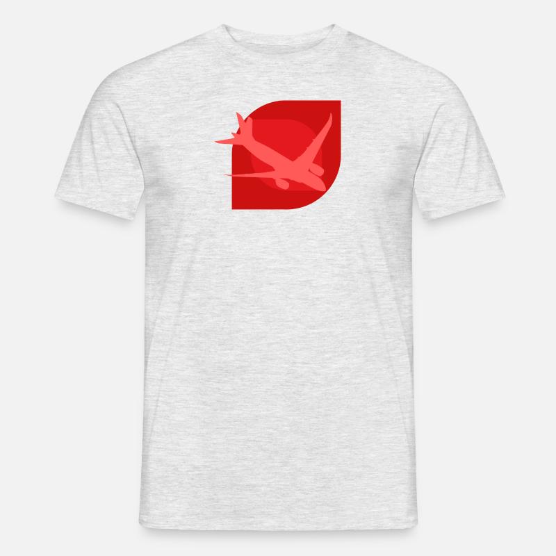 Aerospace Engineering Flugzeug Flieger - Männer T-Shirt - Grau meliert