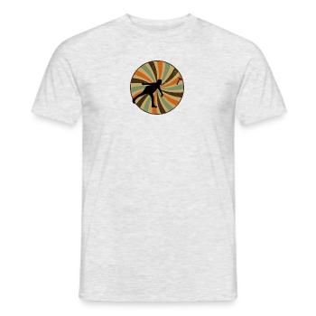 Double Axe Axe Throwing - Men's T-Shirt - heather grey - Front - AI Model Male 178 dark (178cm)
