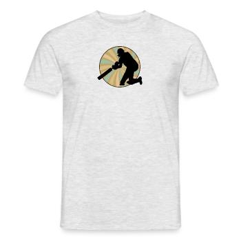 Pitcher Cricketteam Cricketspieler - Männer T-Shirt - Grau meliert - Vorne - AI Model Male 178 dark (178cm)