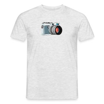Photographe Photographie Séance photo - T-shirt homme - gris chiné - Devant - AI Model Male 178 dark (178cm)