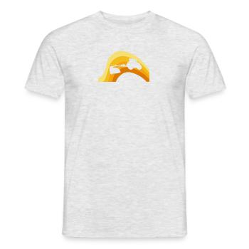 Landwirtschaft Agriculture Hof - Männer T-Shirt - Grau meliert - Vorne - AI Model Male 178 dark (178cm)