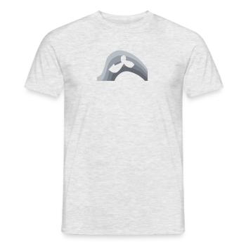 Des muscles forts - T-shirt homme - gris chiné - Devant - AI Model Male 178 dark (178cm)
